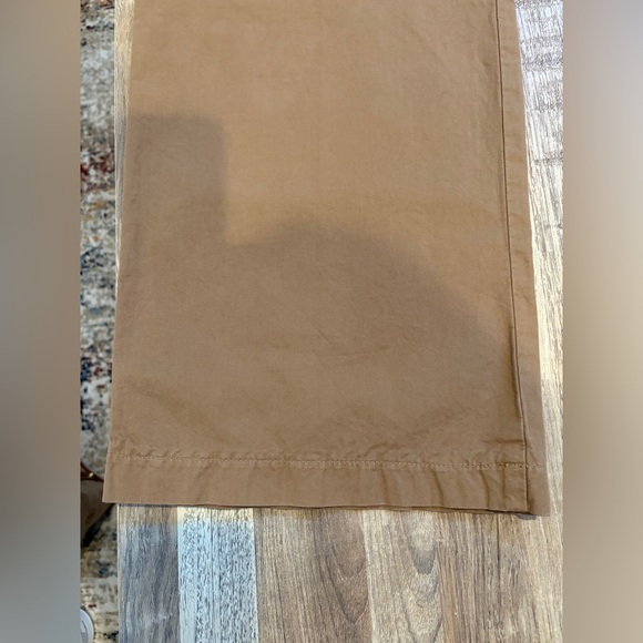 NEW Frame Pleat Front Wide Leg Camel Chinos/Pants - Picture 14 of 16